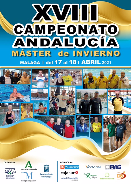 Cartel Campeonato Natacion Andalucia Master