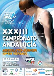 Cartel XXXIII Campeonato Andalucia Absoluto Junior Open Verano 2023 SUBIR