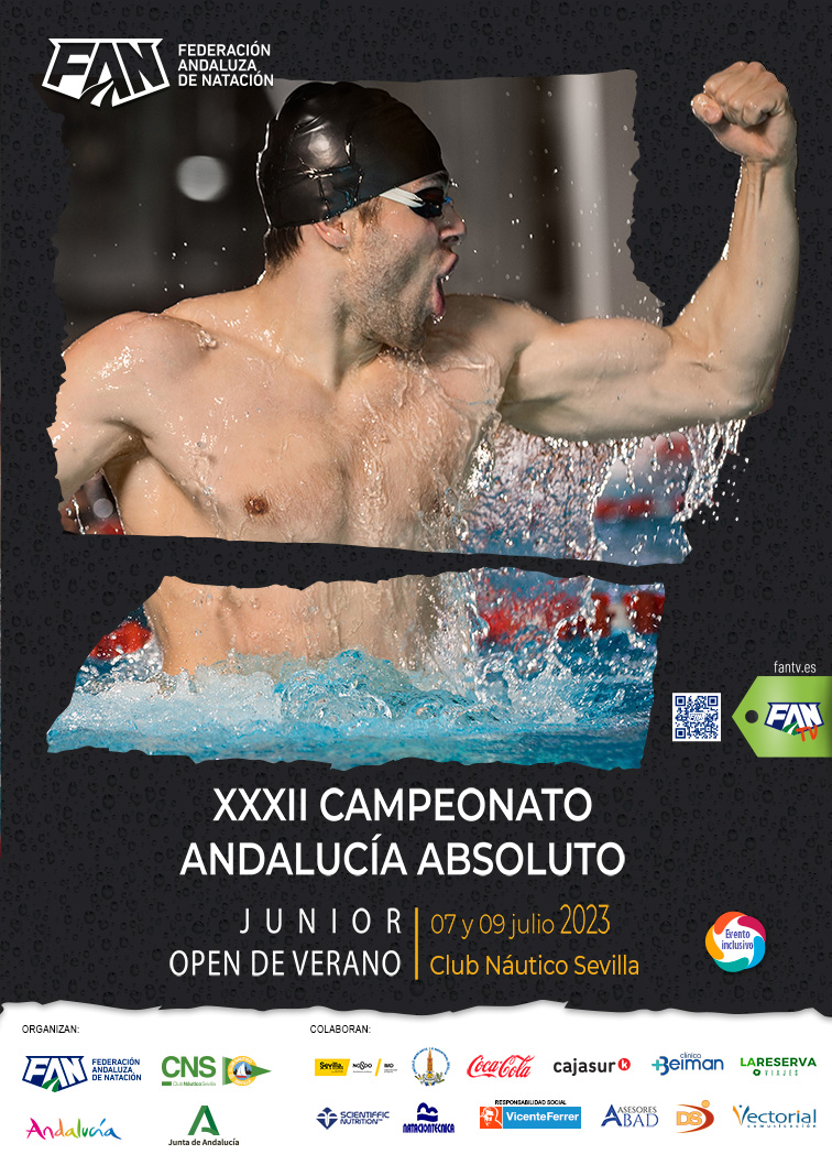Cartel XXXII Campeonato Andalucia Absoluto Junior Open Verano Sevilla baja