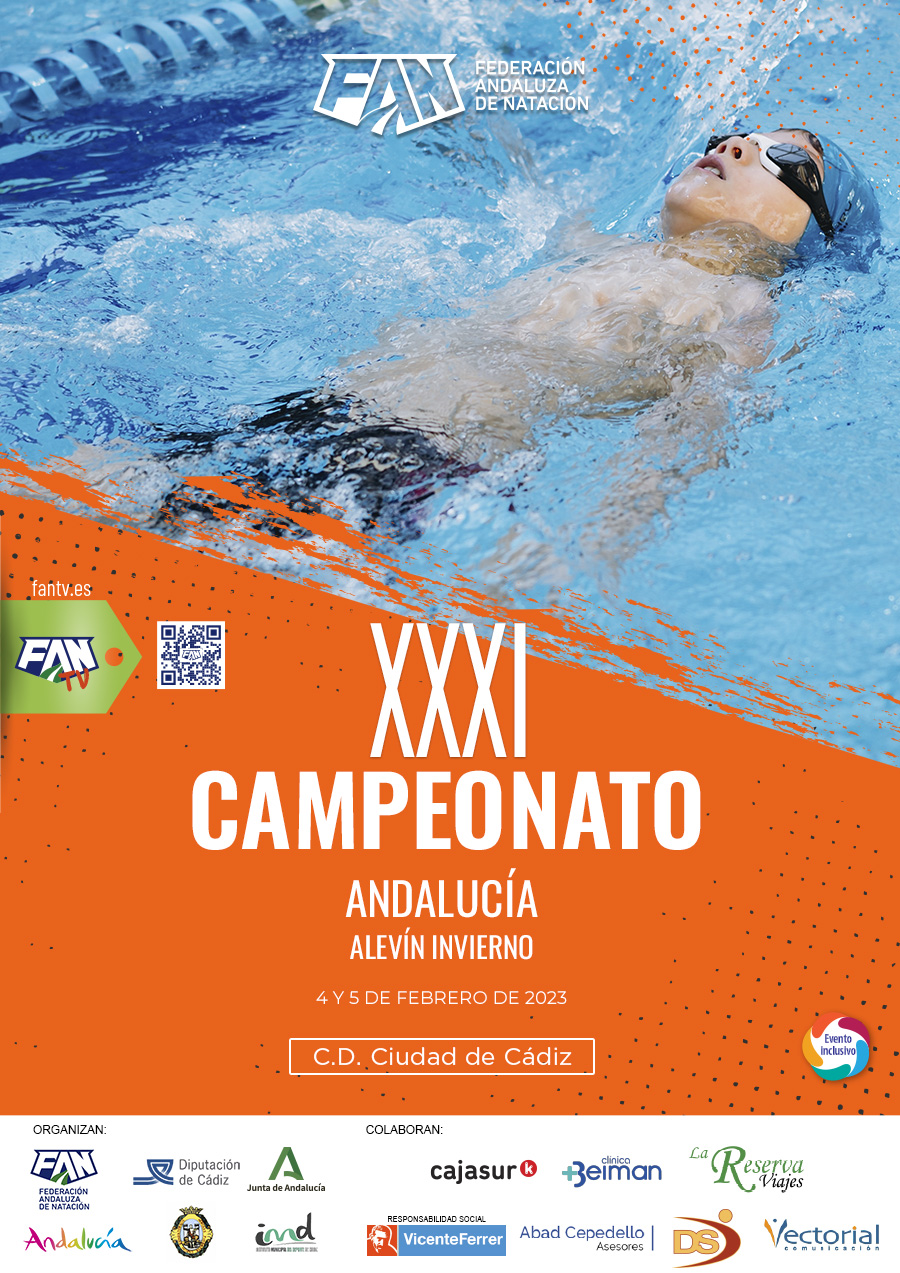 Cartel XXXI Campeonato Andalucia Alevin Invierno Cadiz baja